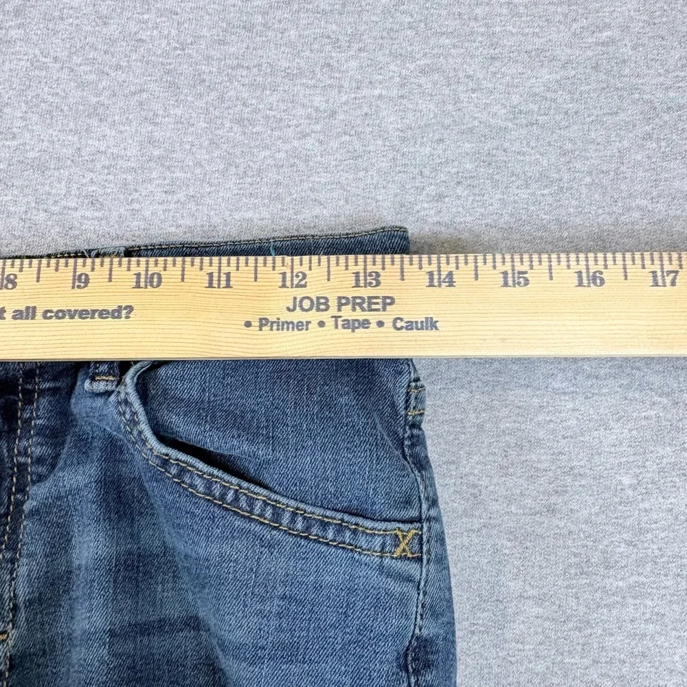 Wrangler Classic Straight Jeans Boys 14 Blue Denim Adjustable Waist